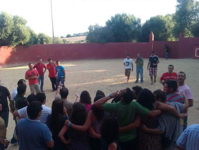 Grupo numeroso de capea